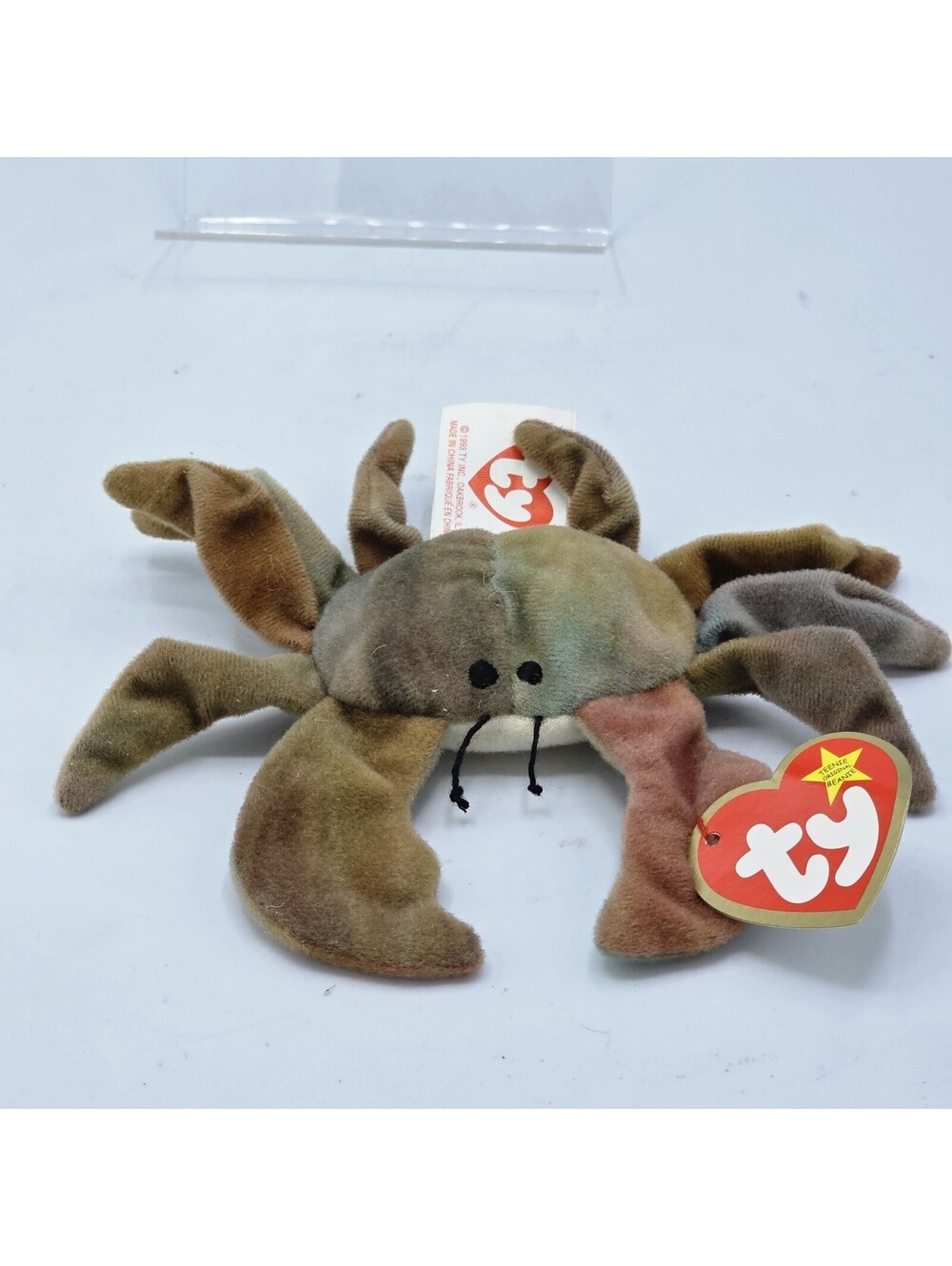 McDonalds Ty Teenie Beanie Baby Claude the Crab 1993 Rare Collectible
